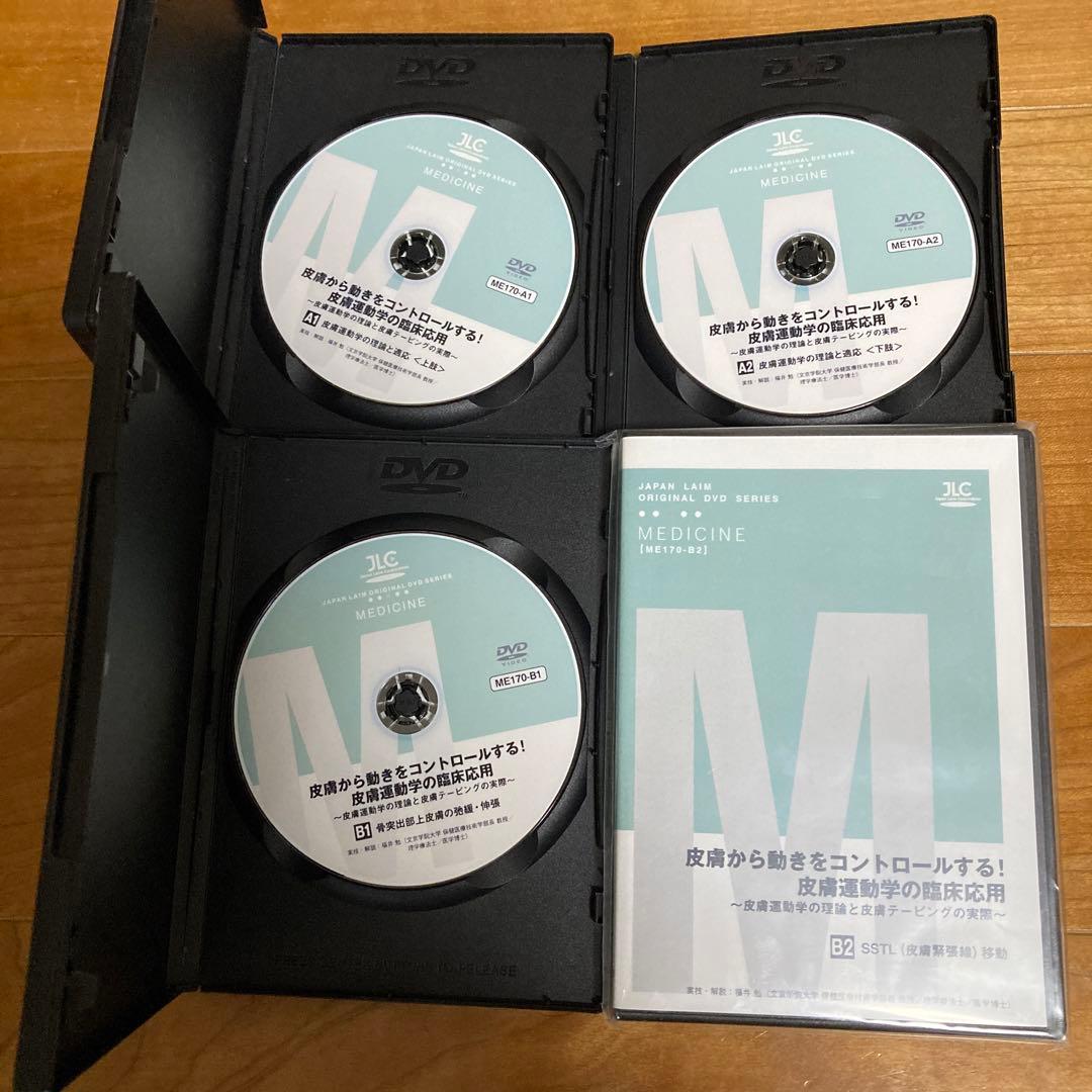 皮膚から動きをコントロールする 皮膚運動学の臨床応用　DVD全8枚