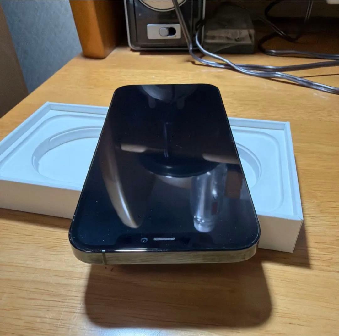 iPhone 12 Pro ブルー 128GB（ケーブル・カバー付き）