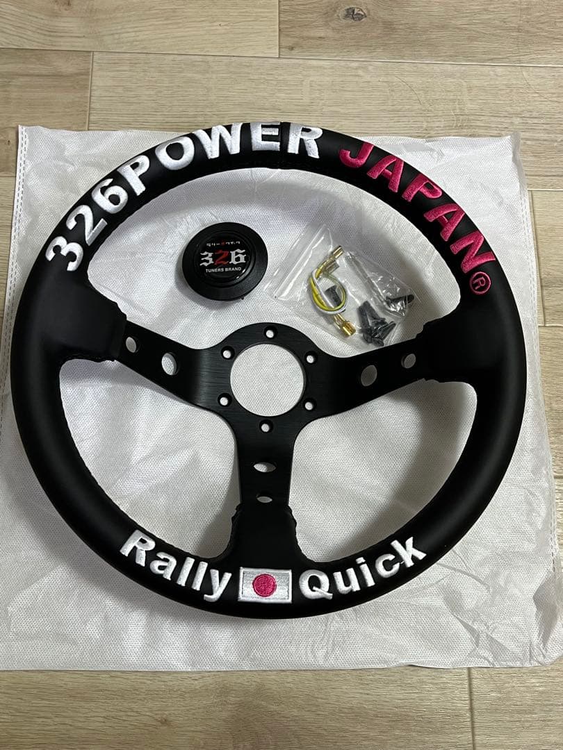 未使用【326 POWER JAPAN Rally Quick】ステアリング