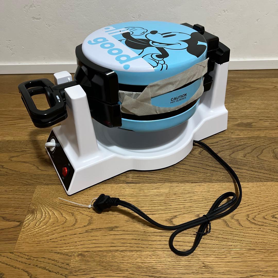 ポポ　『新品未開封』ディズニー ミッキー&ミニーワッフルメーカー 6枚焼き