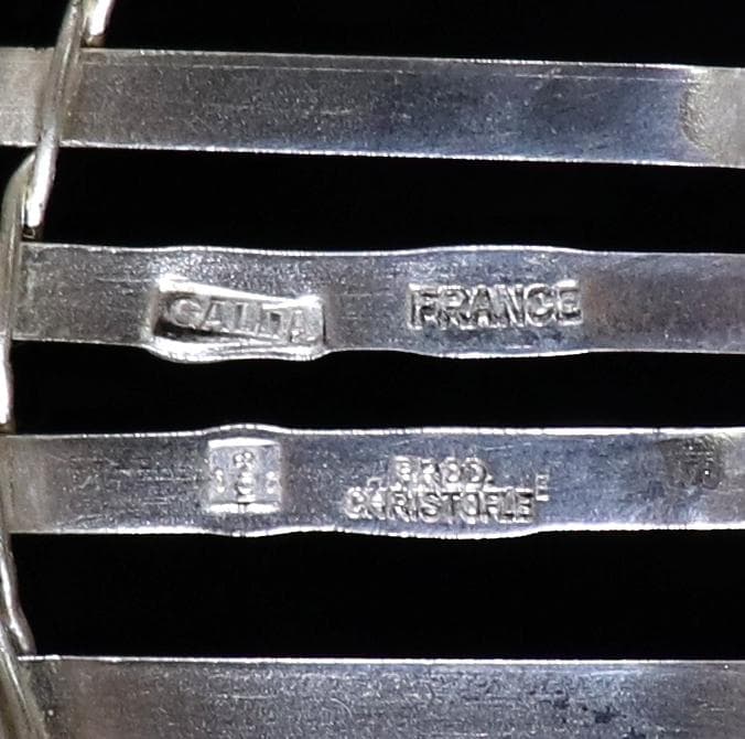 ヴィンテージ クリストフル ワインボトルバスケット 高級シルバーコーティング