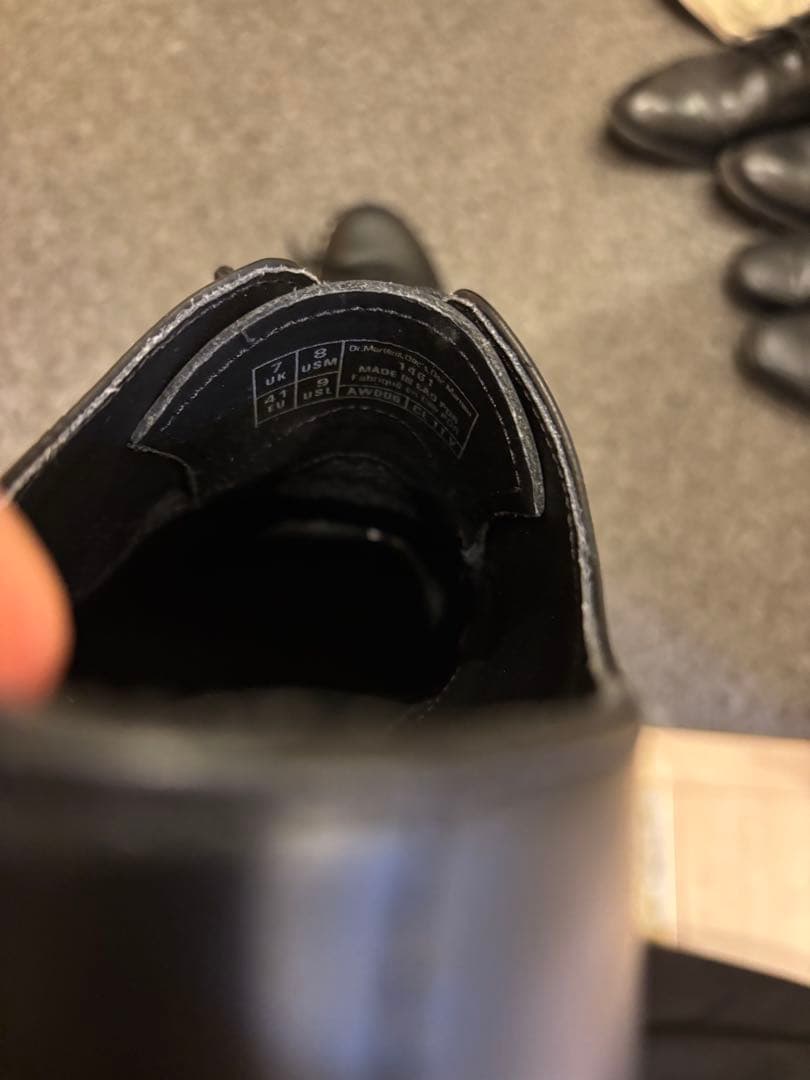 美品　ドクターマーチン 3ホールブーツ Dr.Martens UK7 USM8