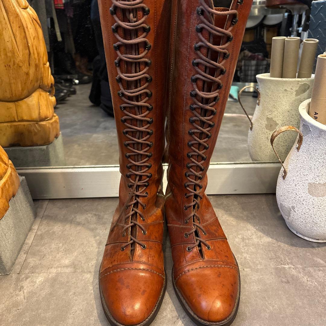 ロングブーツ　バイカーブーツ　ボンテージ