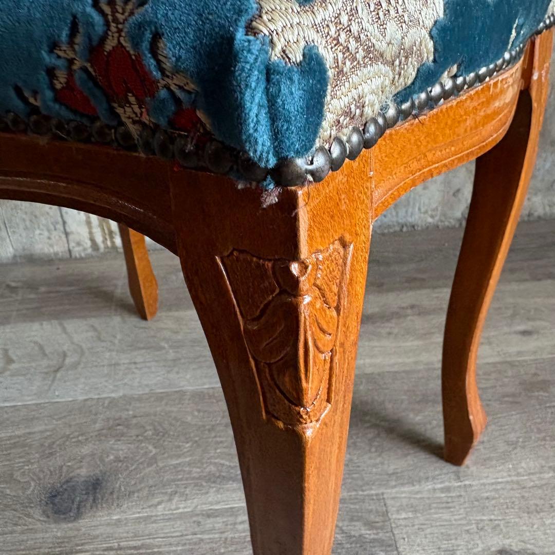 クラシック　猫脚スツール　ヴィンテージ レトロ