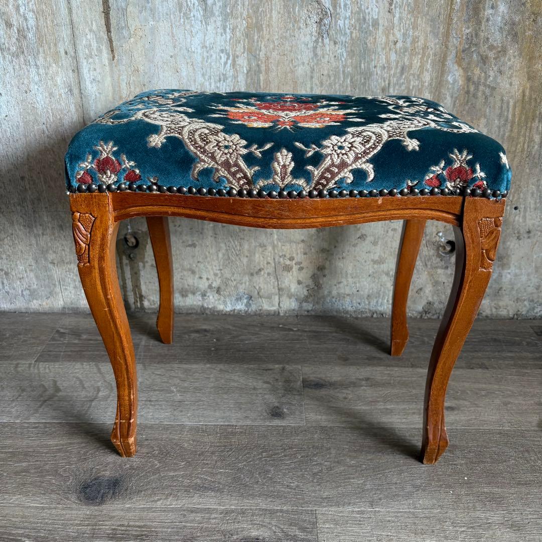 クラシック　猫脚スツール　ヴィンテージ レトロ