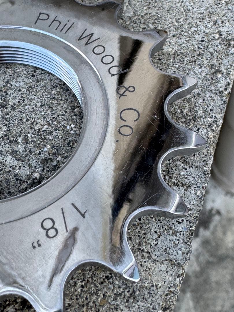 パーツ PHILWOOD TRACK COG 1/8 18t