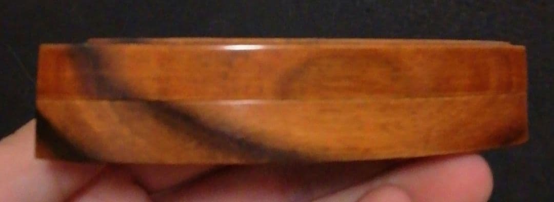 鈴木松栄三代　加州漆芸　黒柿　蔦蒔絵　扇面　香合　共布　栞付　茶道具