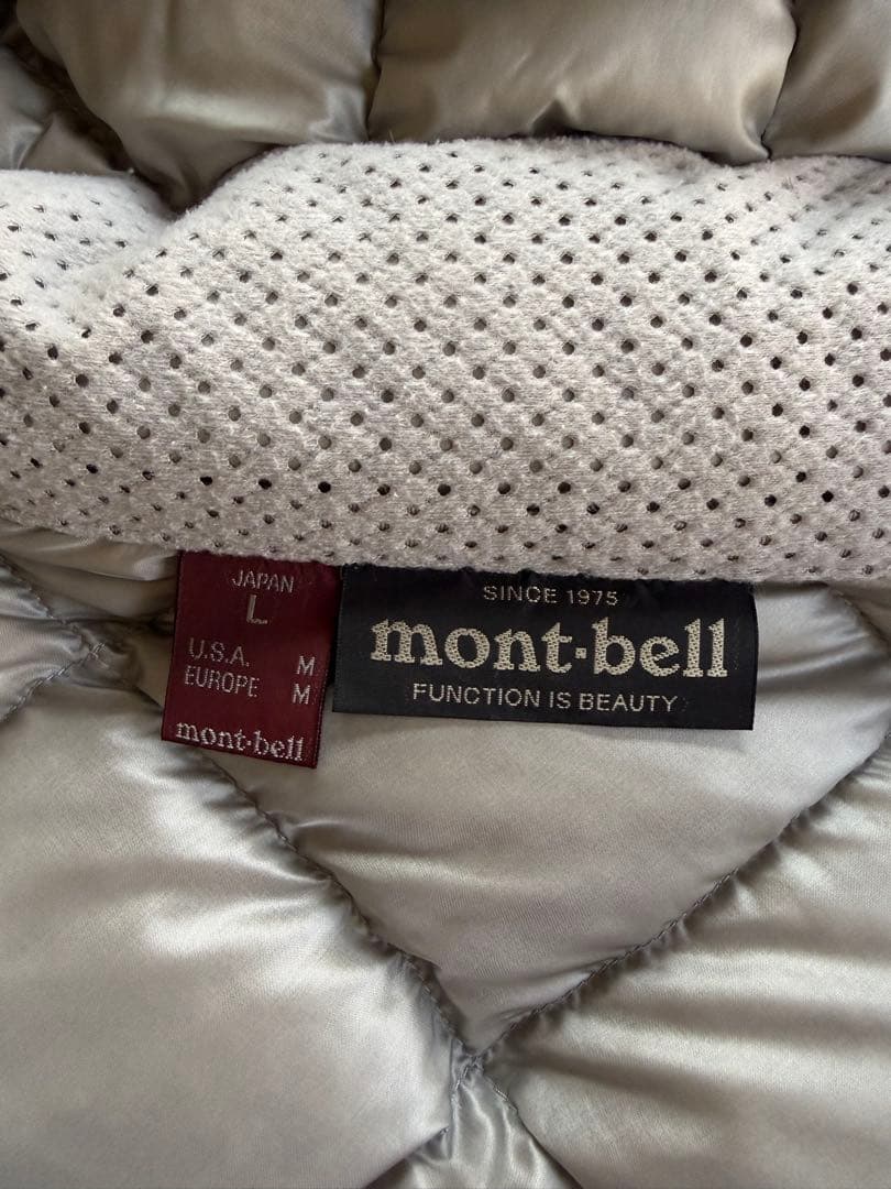 モンベル ライトアルパインダウンパーカ　超美品　L 　ライトブルー　希少！