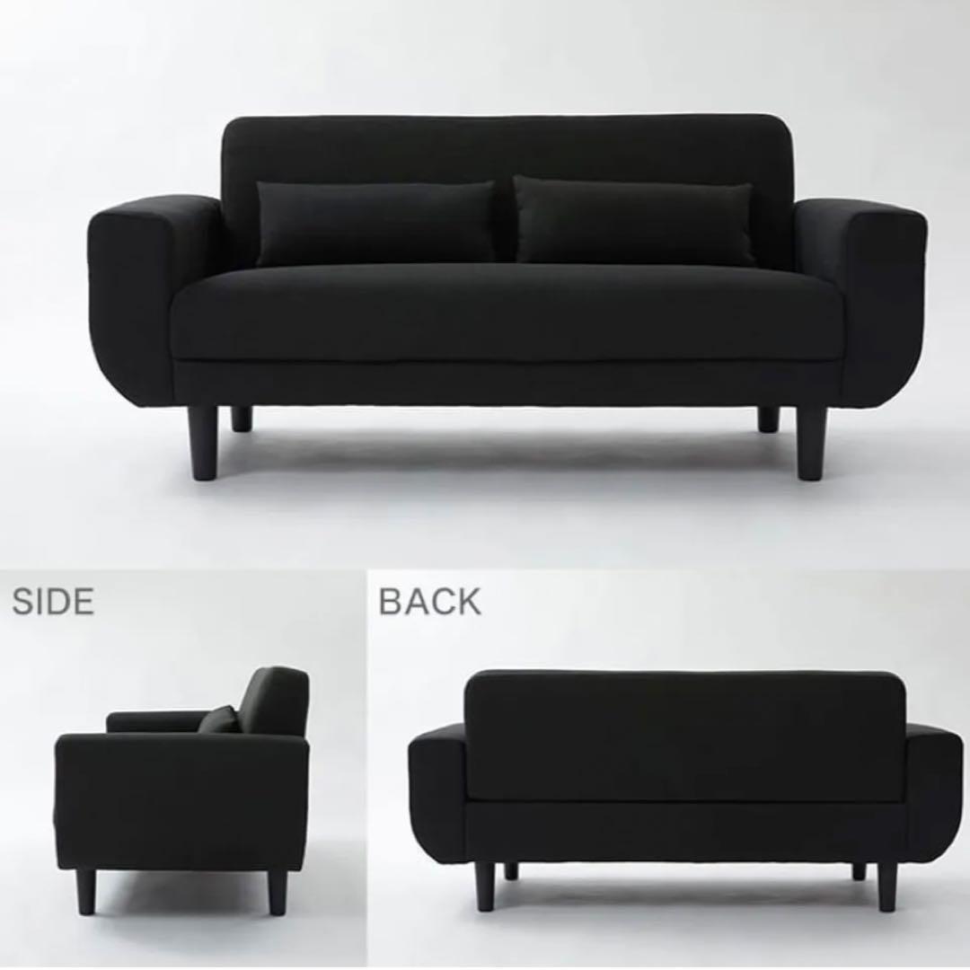 LOWYA 2人掛けソファ クッション付き