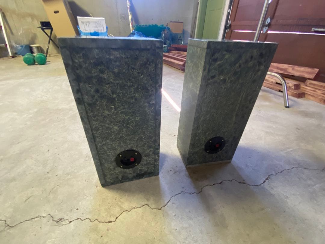 値下げ中！ウーハー　スピーカー　大理石　ヴィンテージ