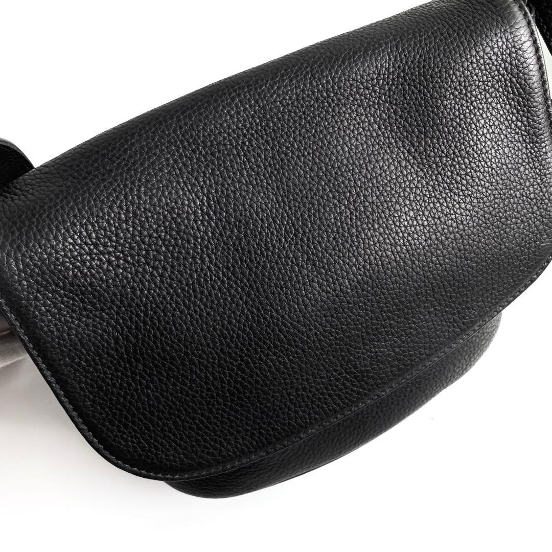 美品COACH オールドコーチ ショルダーバッグ クロスボディ シボ革 4935