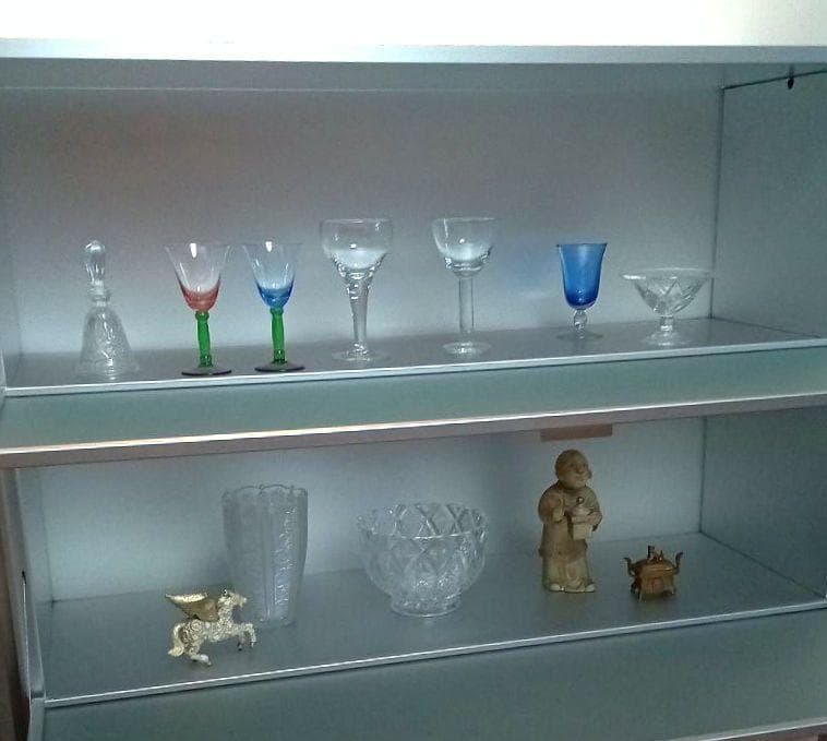 トーヨーキッチンスタイル ★アッキーレ★ガラス収納庫 送料込み(たのメル便)