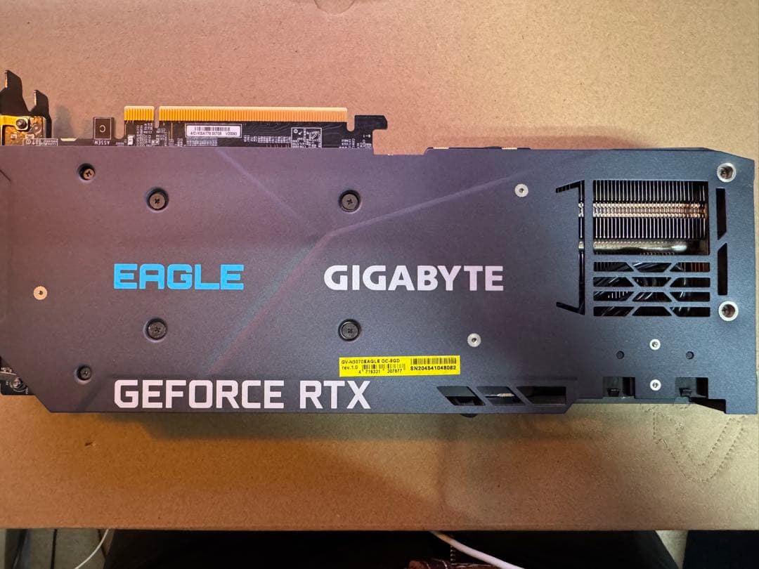 グラフィックボード・グラボ・ビデオカード GIGABYTE RTX3070 gv-n3070eagle oc-8gd