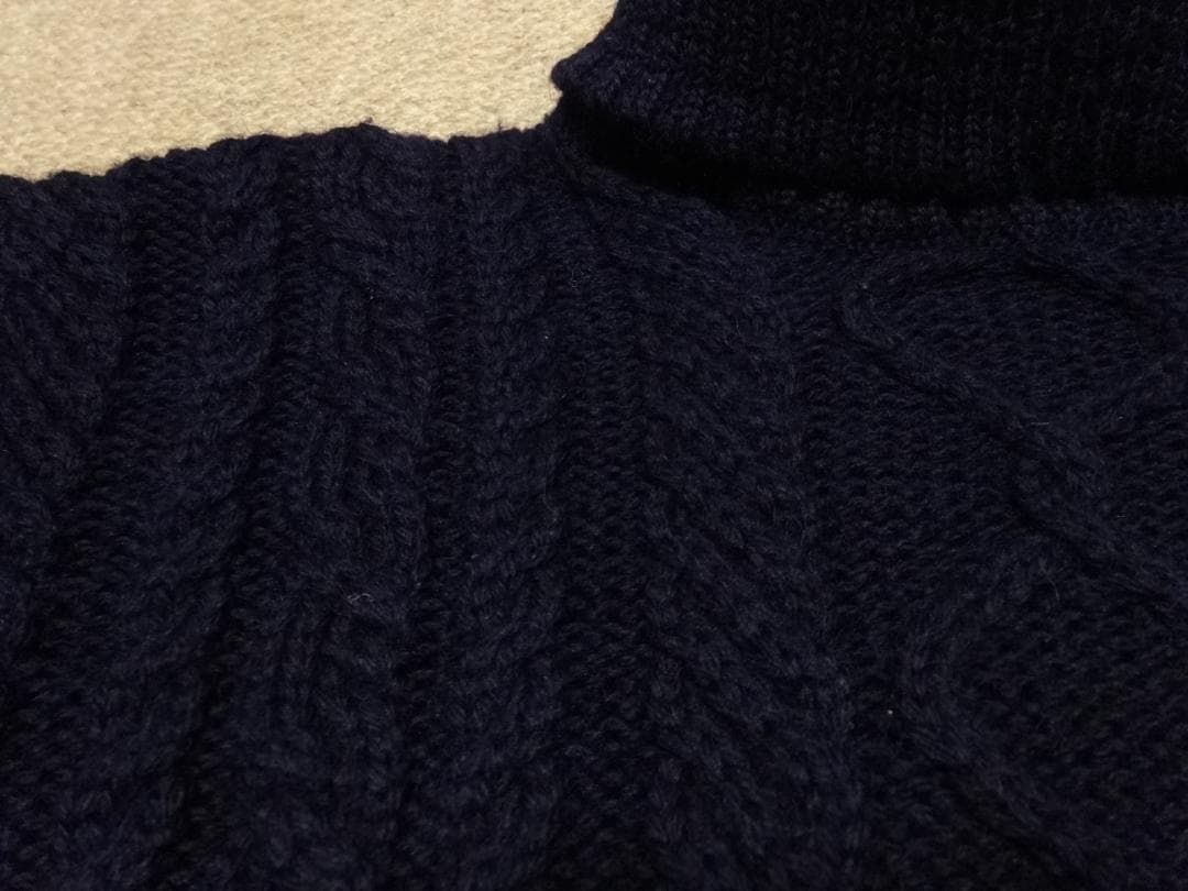 t*i様 極美品　一生もの　イギリス製　ガンジーウーレンズ　タートルネックセータ