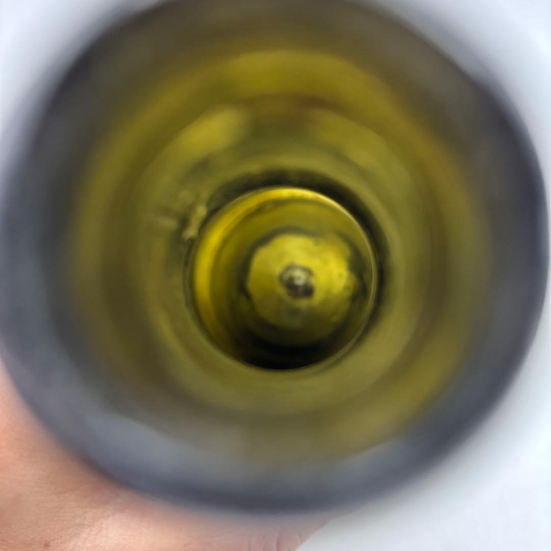 アンティークボトル　暗緑色のワイン瓶　ガラス瓶