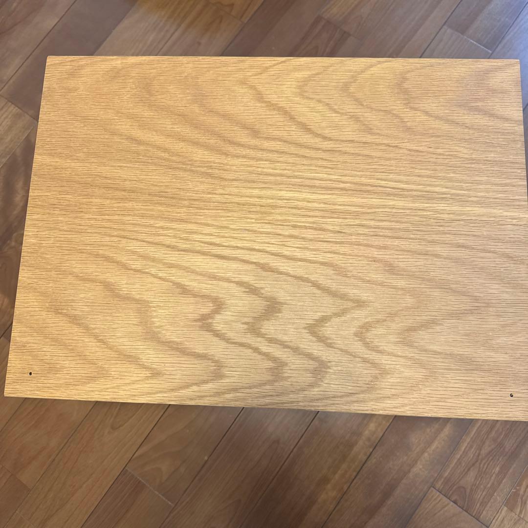 asami無印良品 木製収納ケース 2段 ワイド オーク材ユニットシェルフ