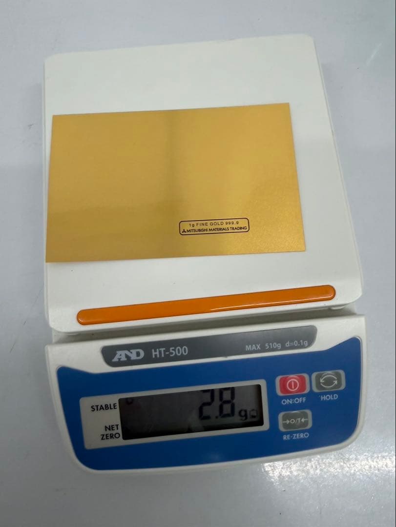 【純金1g】三菱マテリアルトレーディング製 ゴールドカード＋金箔カレンダーセット