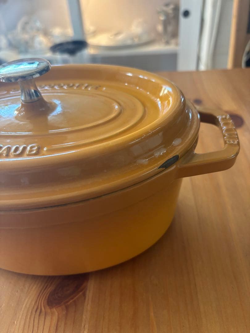スタウブ　Staub オーバル23cm オレンジ