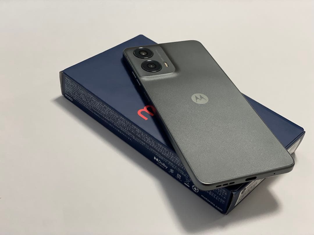 Motorola Moto G73 グレーSIM FREE Full Box
