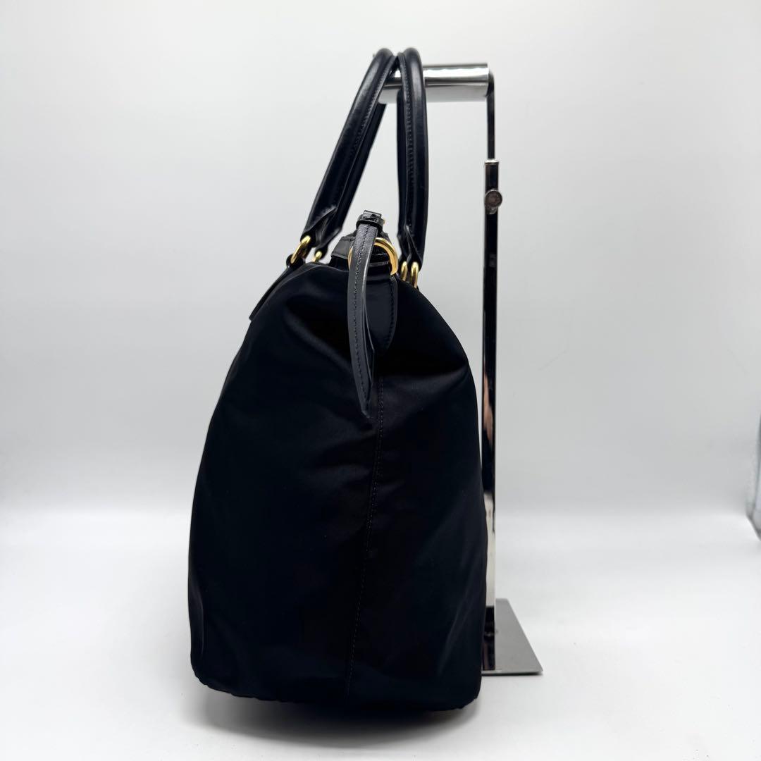 【超美品・使用感無し✨】プラダ 2way ハンドバッグ テスートナイロン レザー