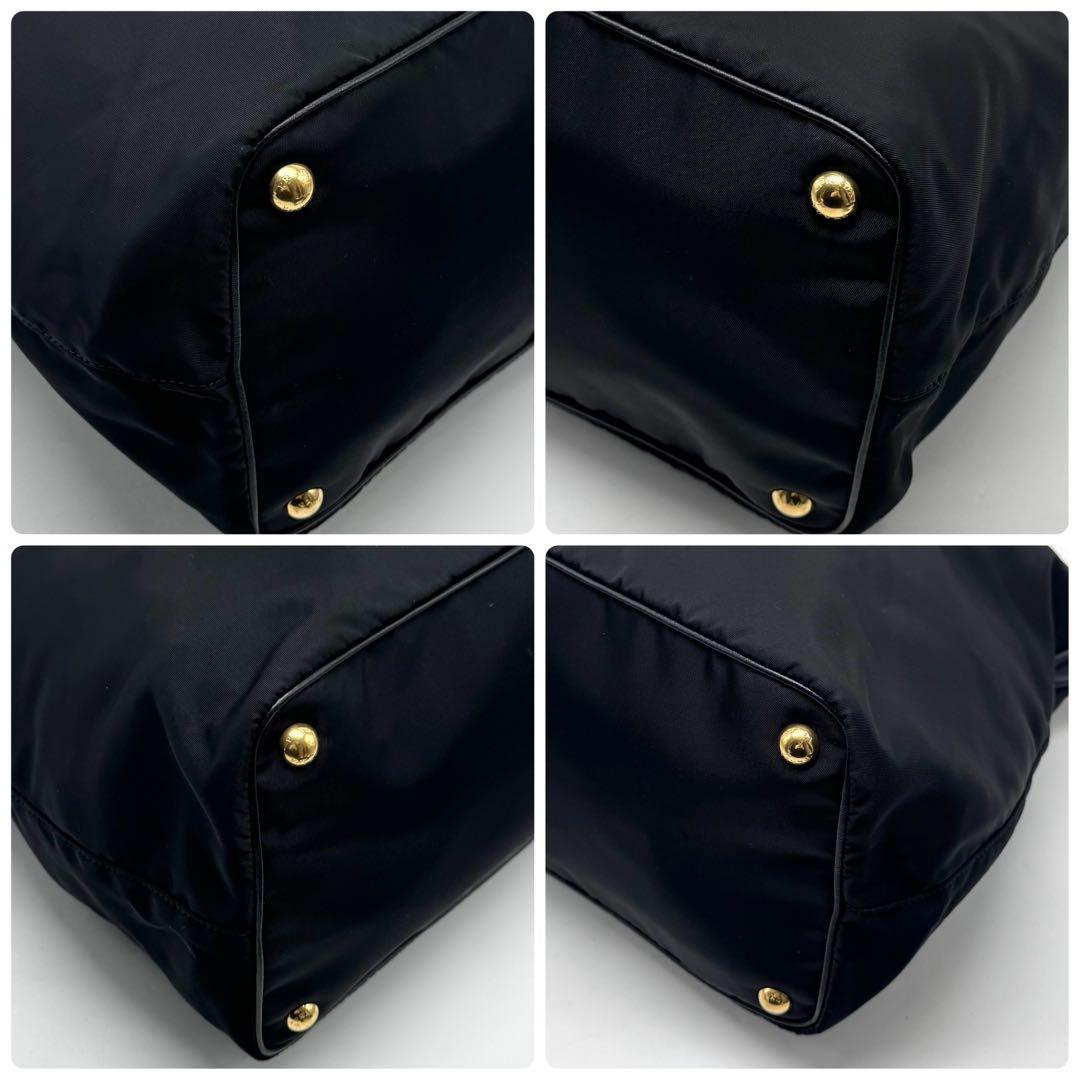 【超美品・使用感無し✨】プラダ 2way ハンドバッグ テスートナイロン レザー