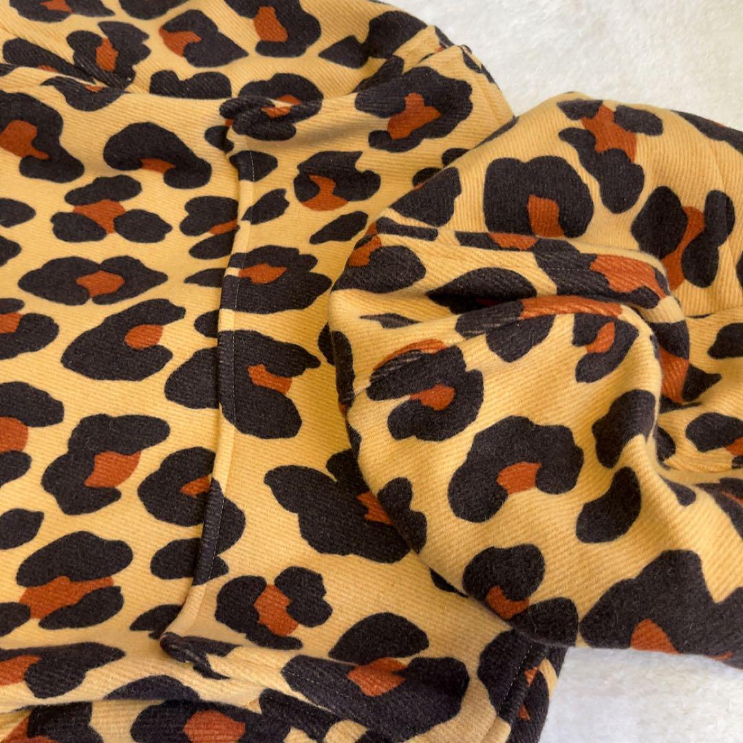 極美品　パーリーゲイツ　ダッフル　コート　レオパード　豹　ヒョウ　キャメル　M