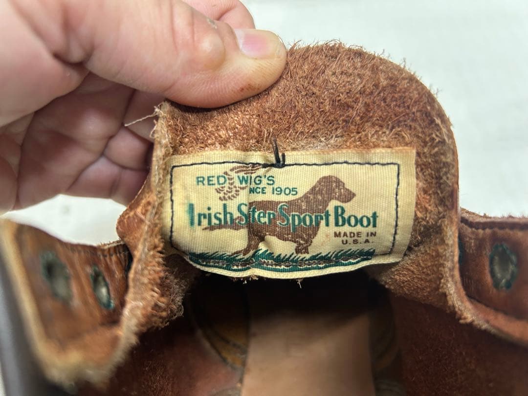 REDWINGレッドウイングアイリッシュセッター1999年スクエアプリント犬タグ