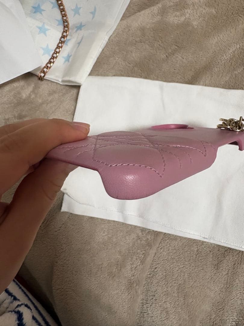 DIORキルティングiPhoneケース　正規品16 袋付きお値下げ‼️早い者勝ち