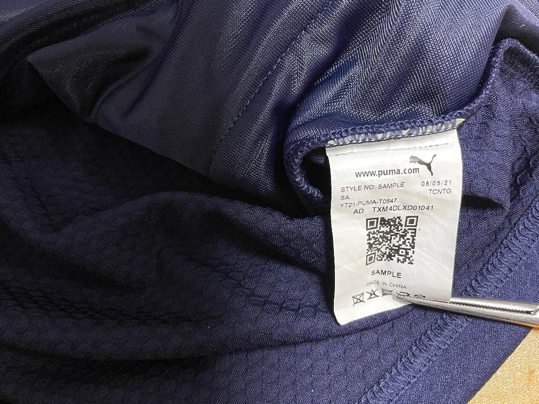 イタリア代表 2022 フルジップトレーニング上下 ネイビー 海外Ｍ 正規品