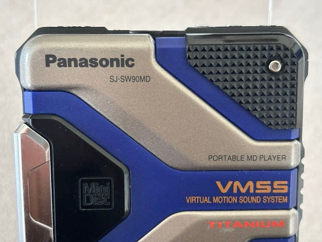 希少ジャンクPanasonic☆MDプレイヤーショックウェーブSJ-SW90MD
