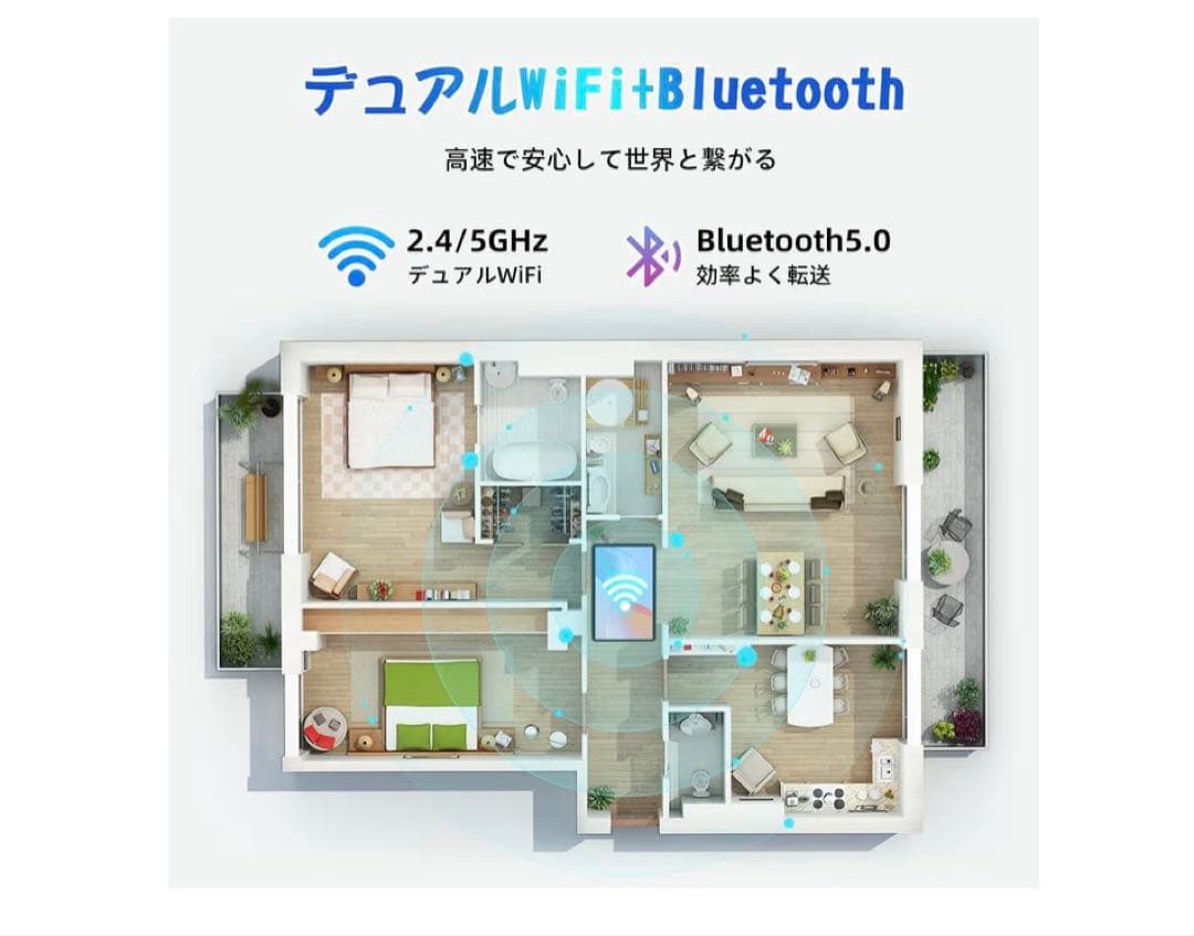 Android16 タブレット 10インチ Wi-Fiモデル　薄型軽量