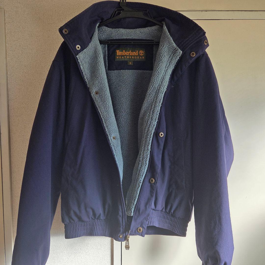 Timberland ネイビー ナイロンジャケット S