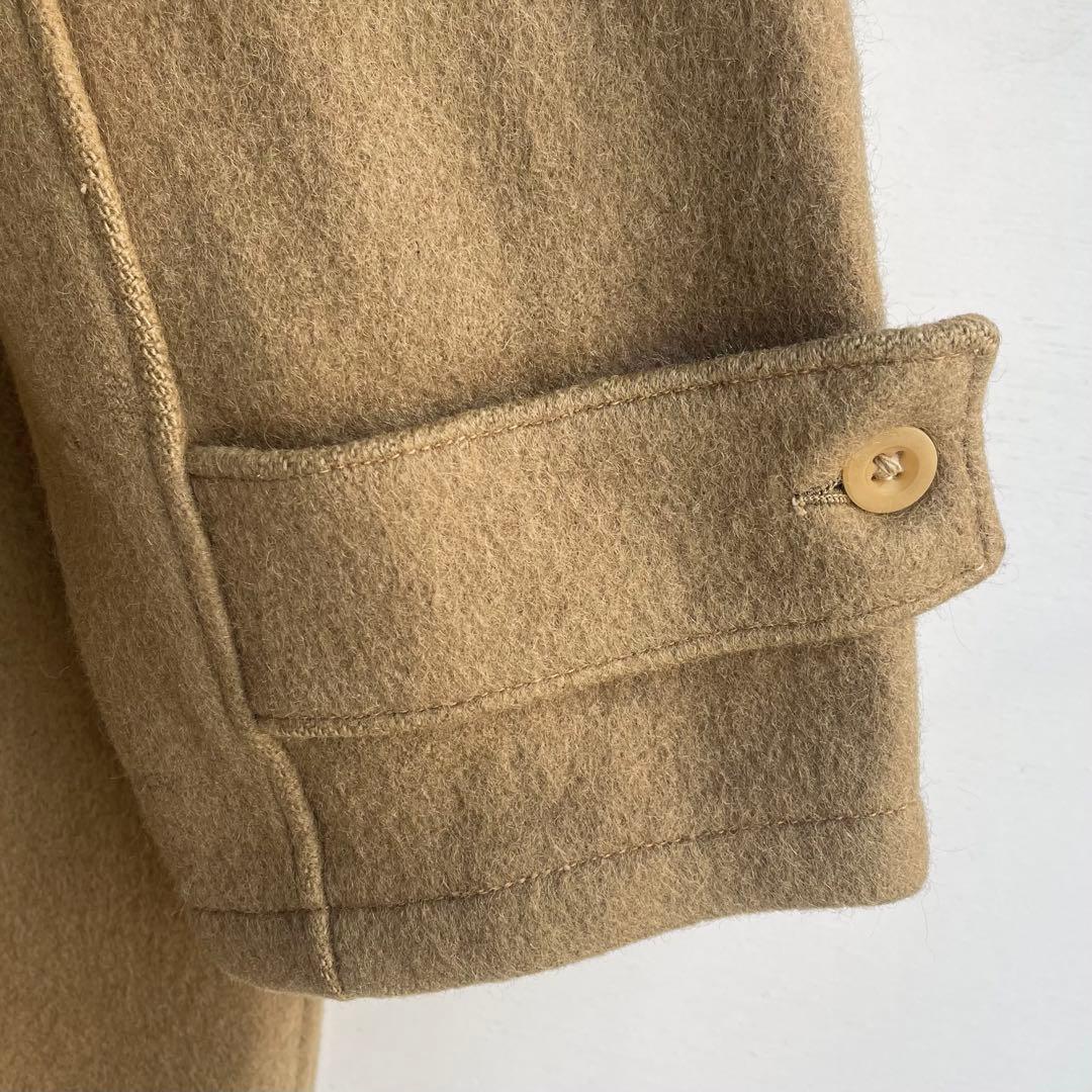 30s 40s  Navyダッフルコート イギリス軍 ユーロ 古着