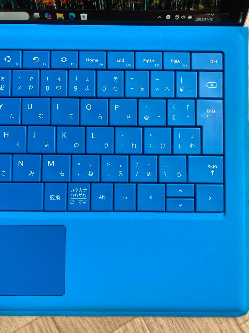 Surface タブレット 本体 ブルー 充電器付き