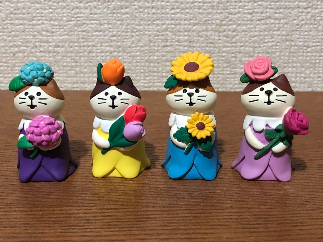 コンコンブル フラワーにゃんこセット