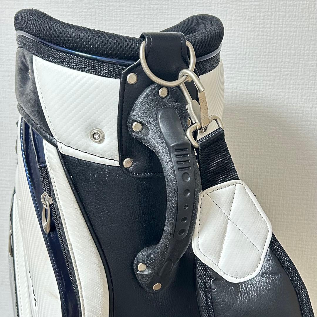 ツアーステージ ViQ 2021 キャディバッグ 9型 ブラック／ホワイト