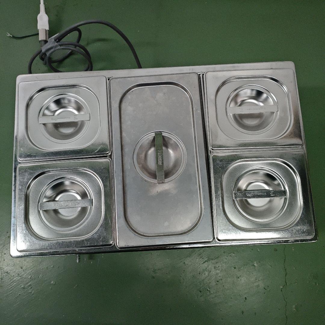 【通電確認済】Maruzen フードウォーマー 3列　ステンレス　100ボルト