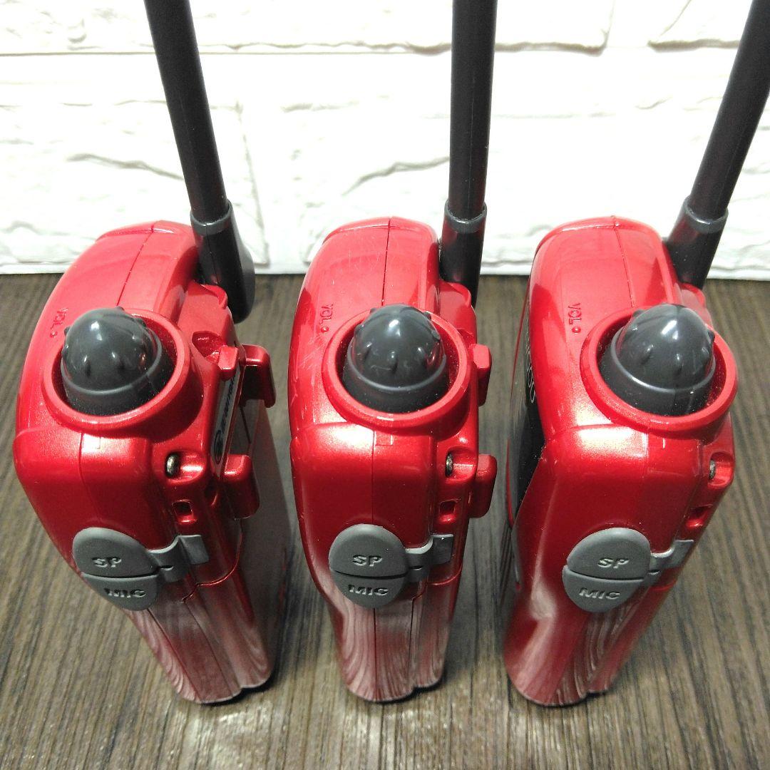 3台セット★KENWOOD UBZ-LK20 特定小電力トランシーバー レッド