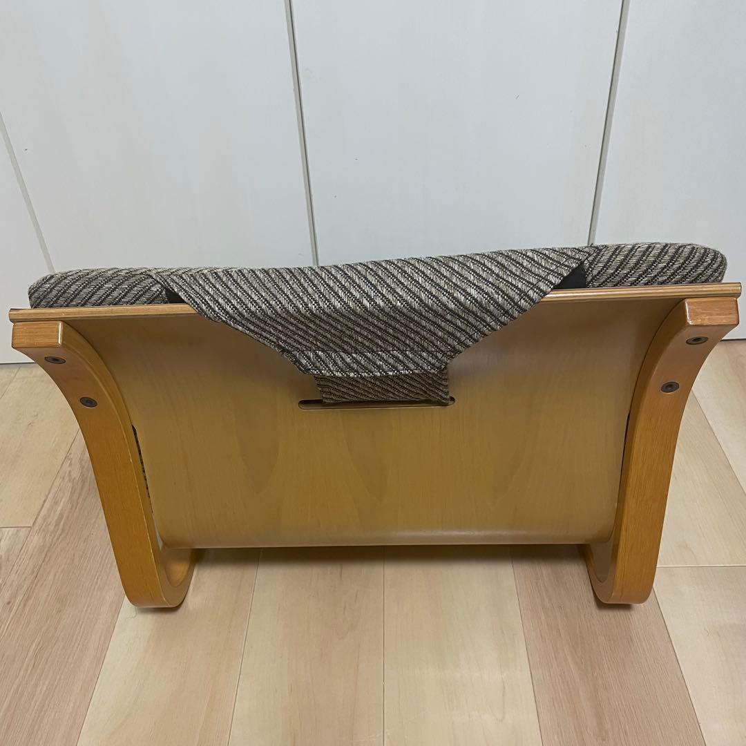 新日本木工 低座椅子 胡坐楽座椅子 徳島県立工業技術センター 腰痛防止