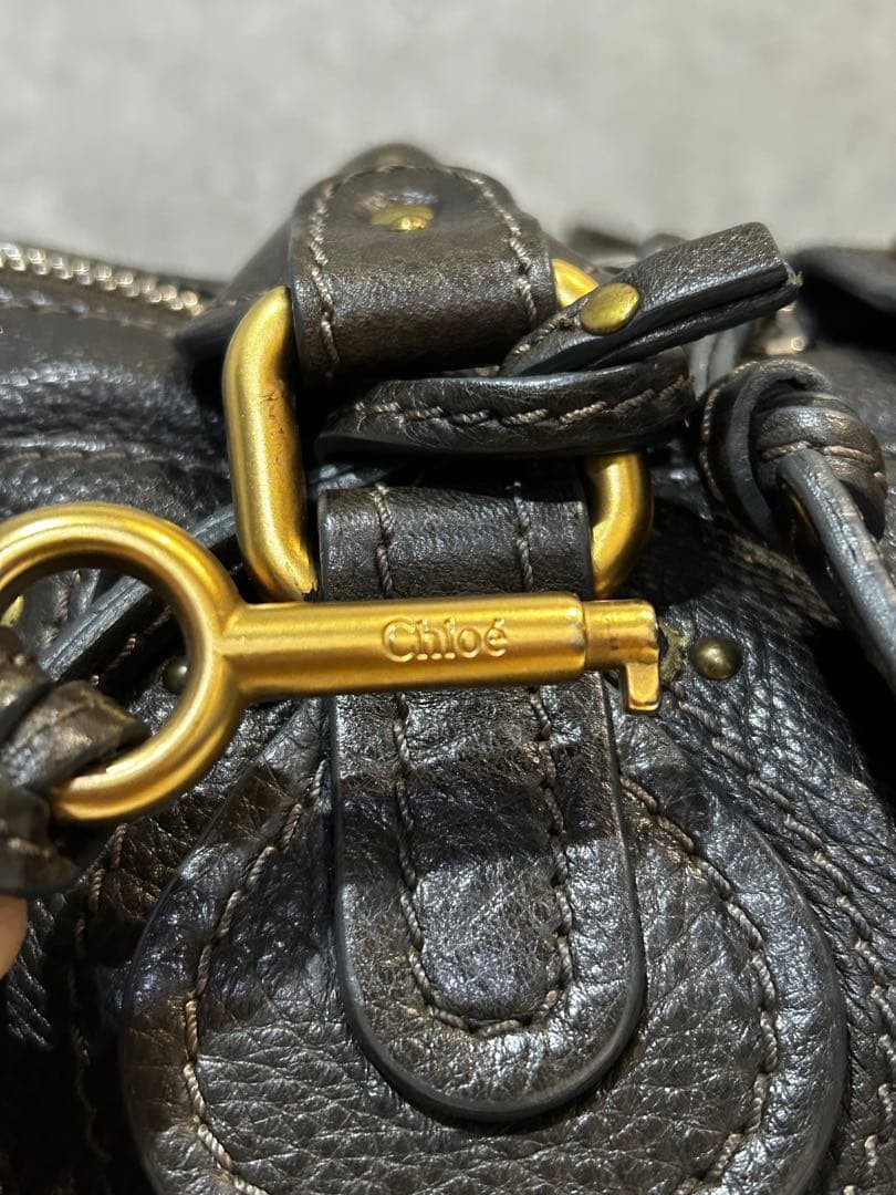 クロエ　パディントン　ハンドバッグ 金具 鍵付き