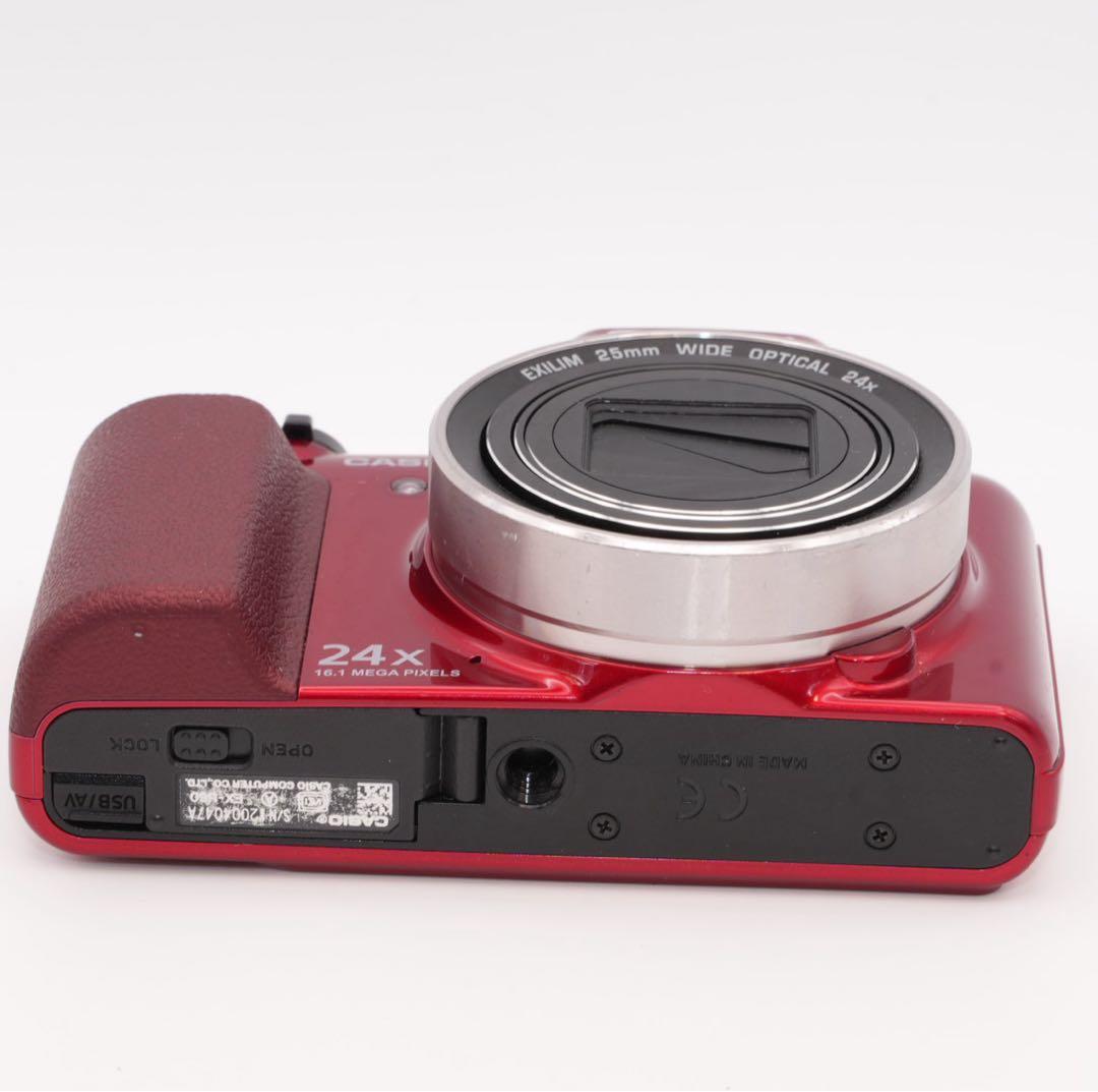 【動作品】CASIO EXILIM EX-H60 デジカメ 赤 作例アリ