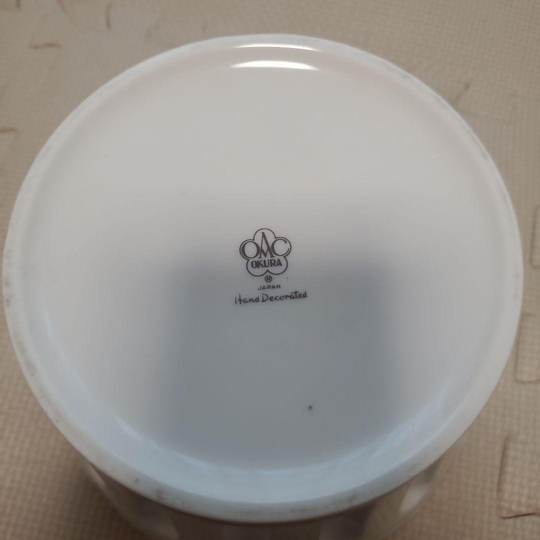 大倉陶園　ゴールドライン　ホワイト　葡萄　オークラ