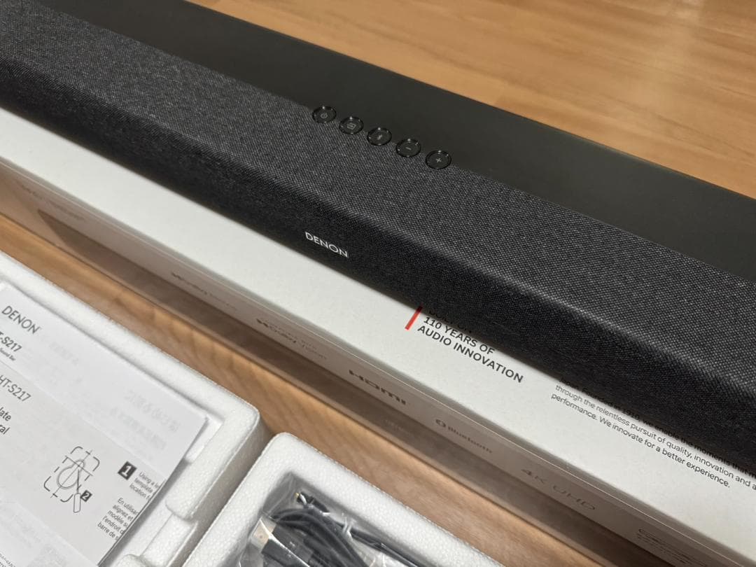 【状態良】DENON DHT-S217 サウンドバー