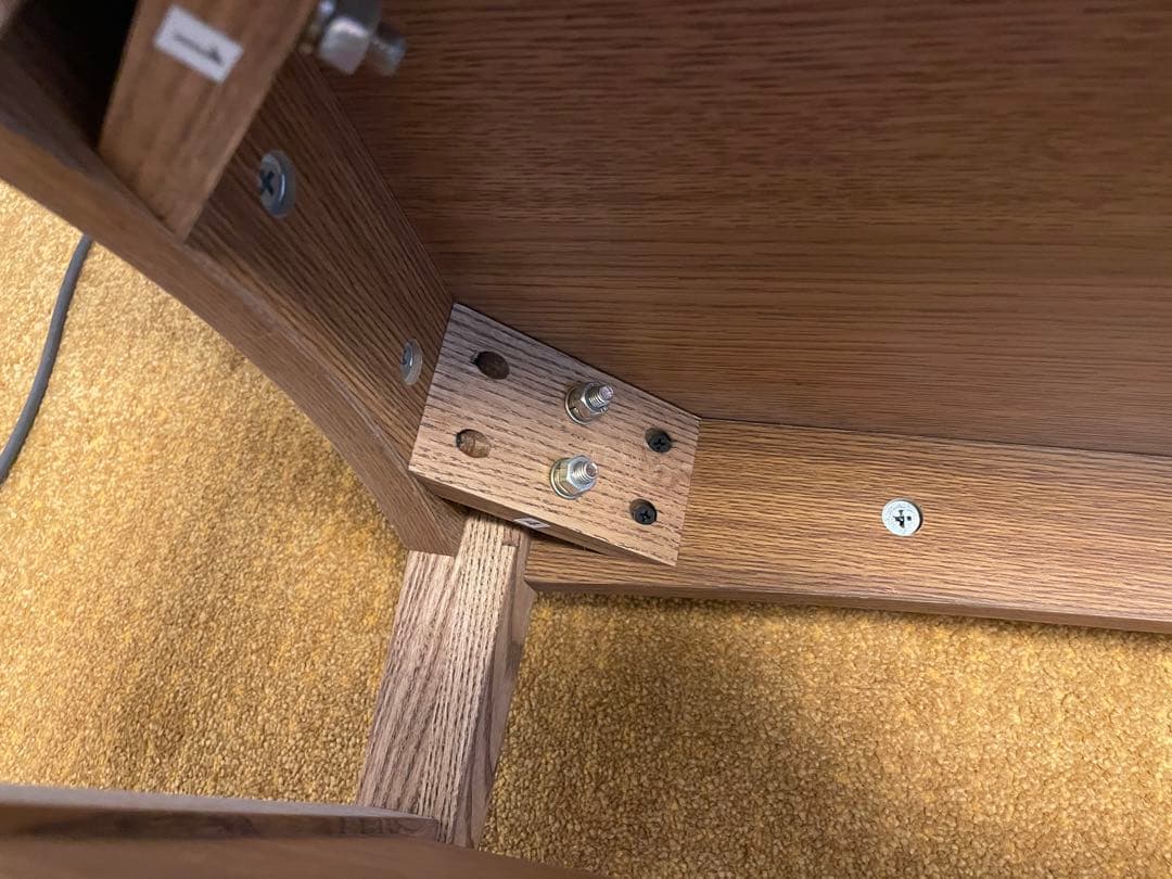 unico ウニコ　カフェテーブル クルト ブラウン w1000