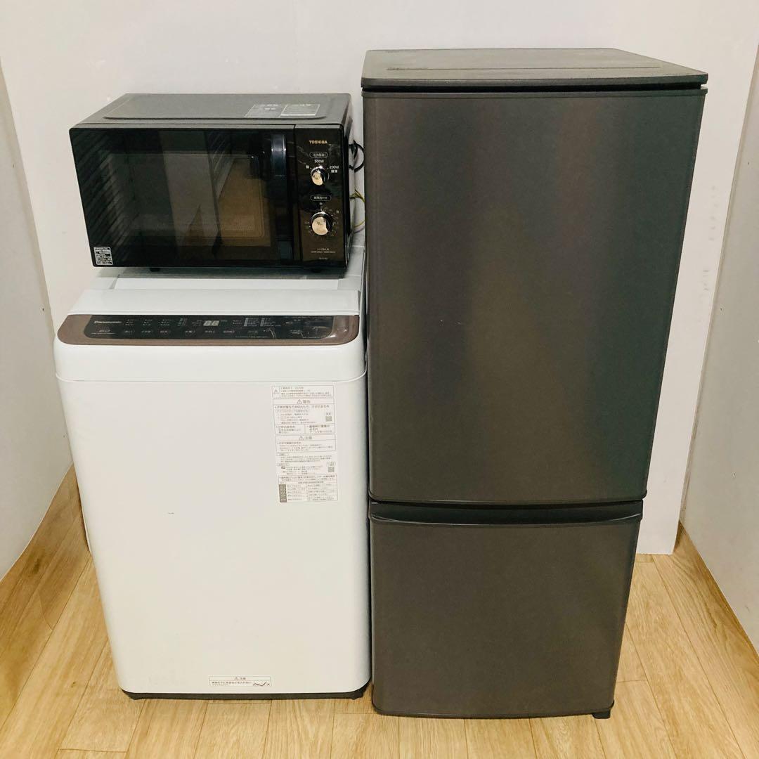 豪華有名メーカー一人暮らし家電セット❗️大阪、大阪近郊配送無料　　A