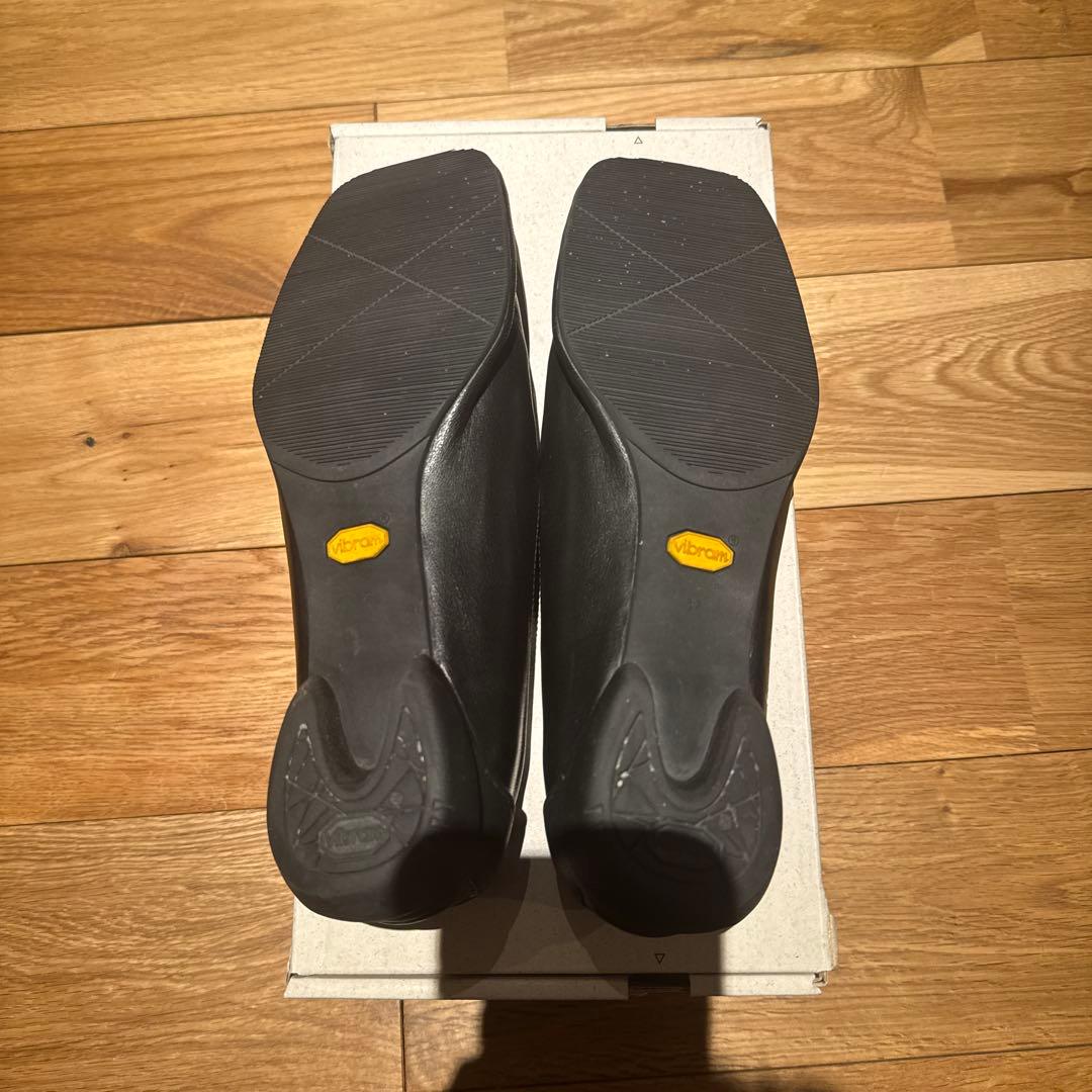 SHISEI シーセイ　SQUARE LOAFERS BLACK