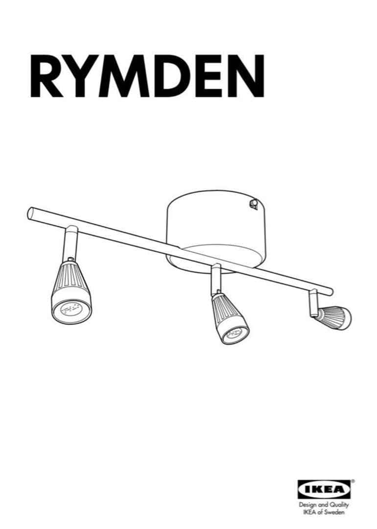 IKEA 廃盤　RYMDEN LED スポットライト