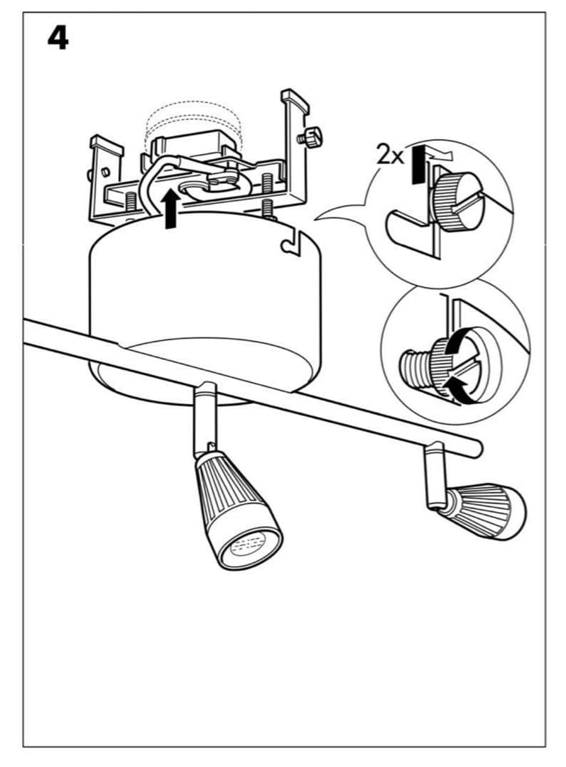 IKEA 廃盤　RYMDEN LED スポットライト