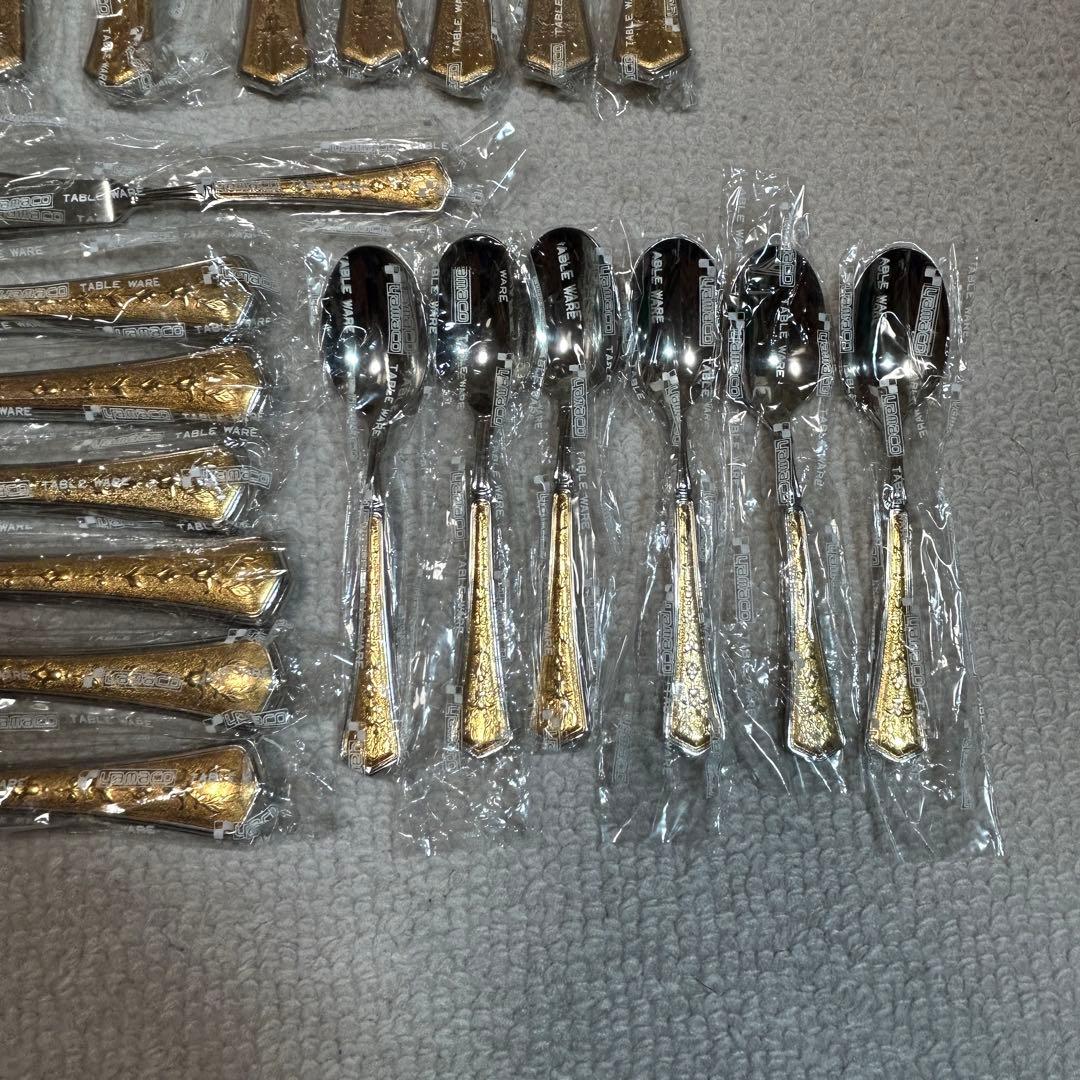 新品未使用品　ヤマコーカトラリーセット　7種類32本セット　18-8ステンレス