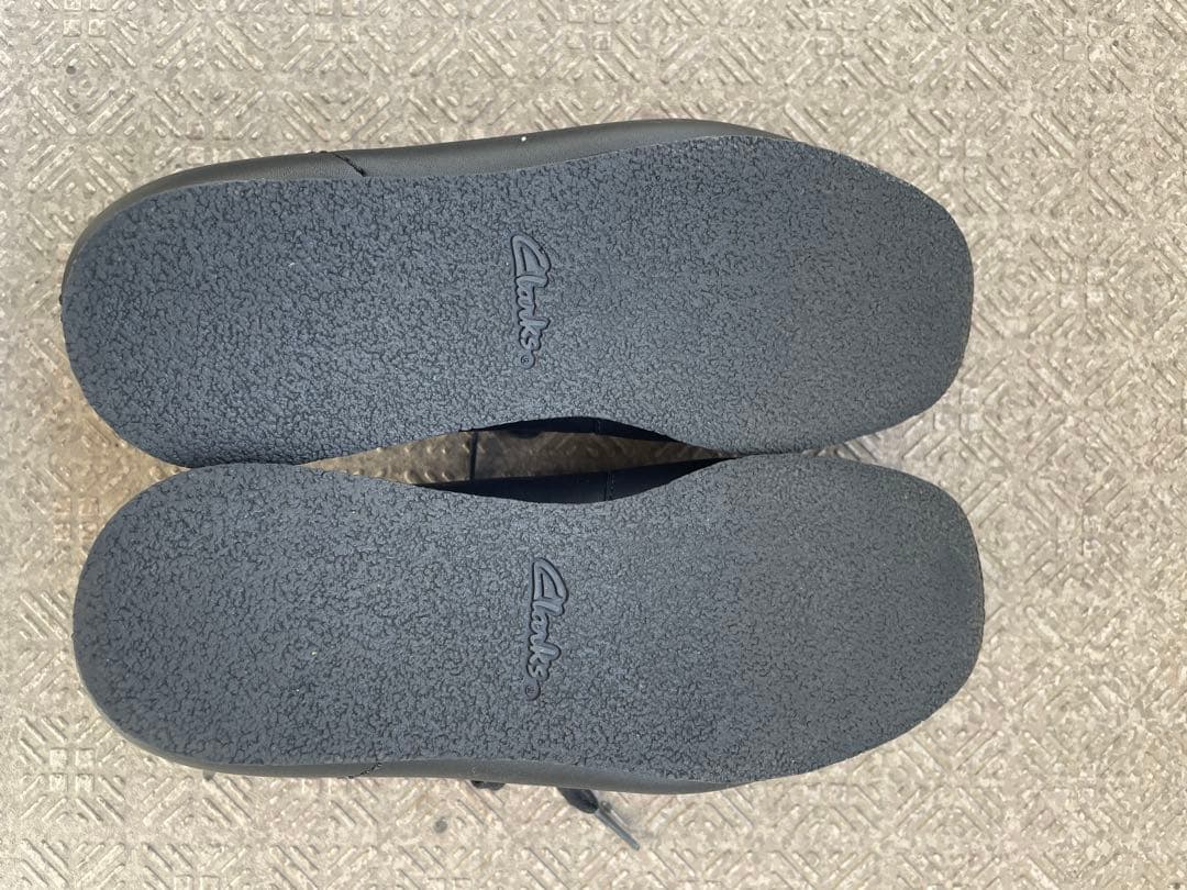 クラークス　ワラビー　黒　24㎝